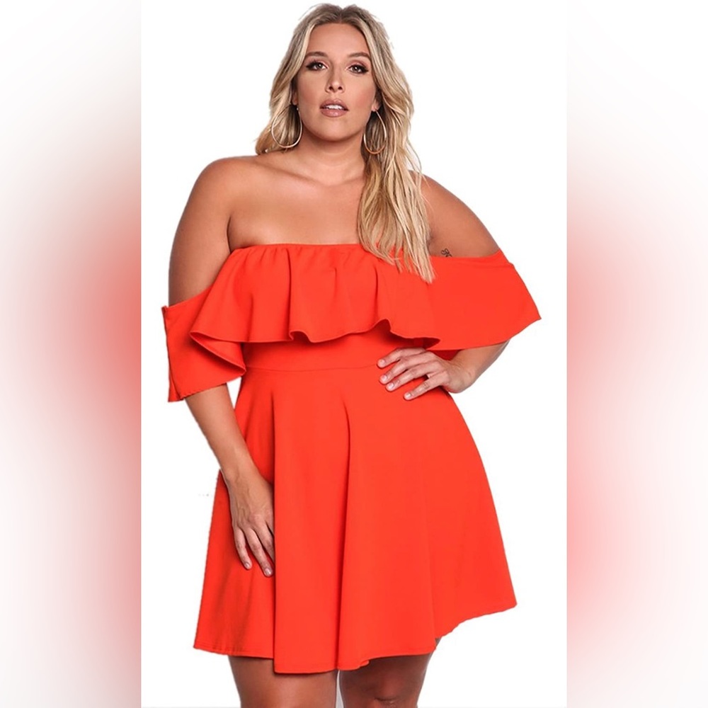Rosianna Off the Shoulder Dress XL